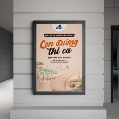 Poster dán tường – dán kính